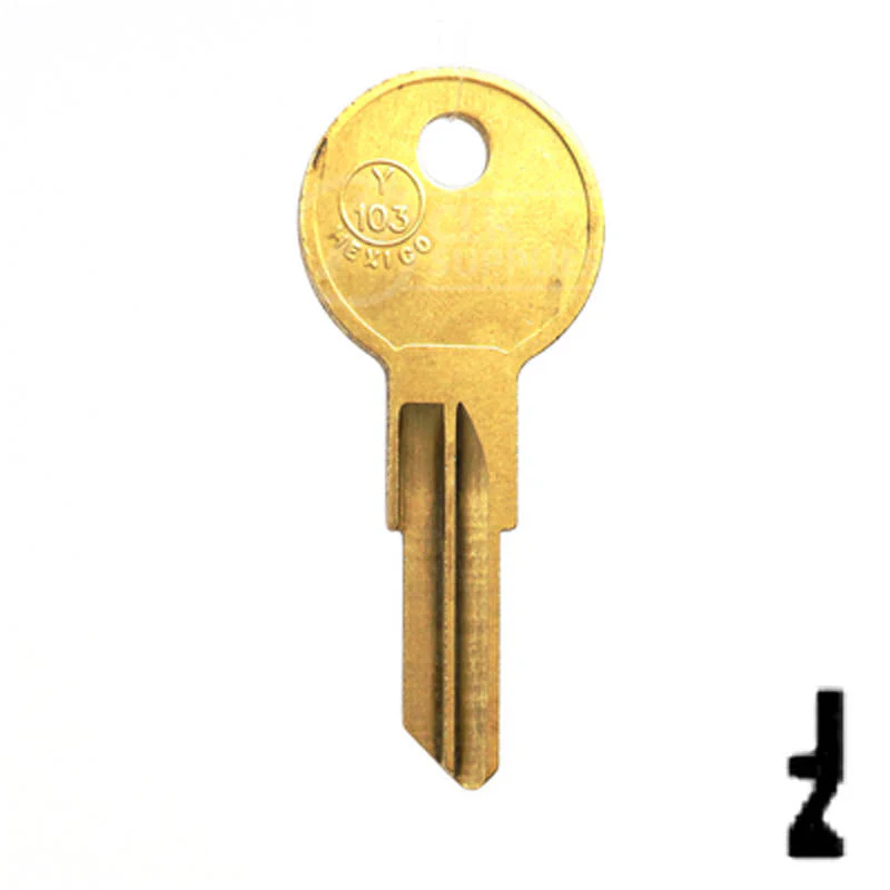 Uncut Key Blank | Yale | Y103, O1122B - Image 2
