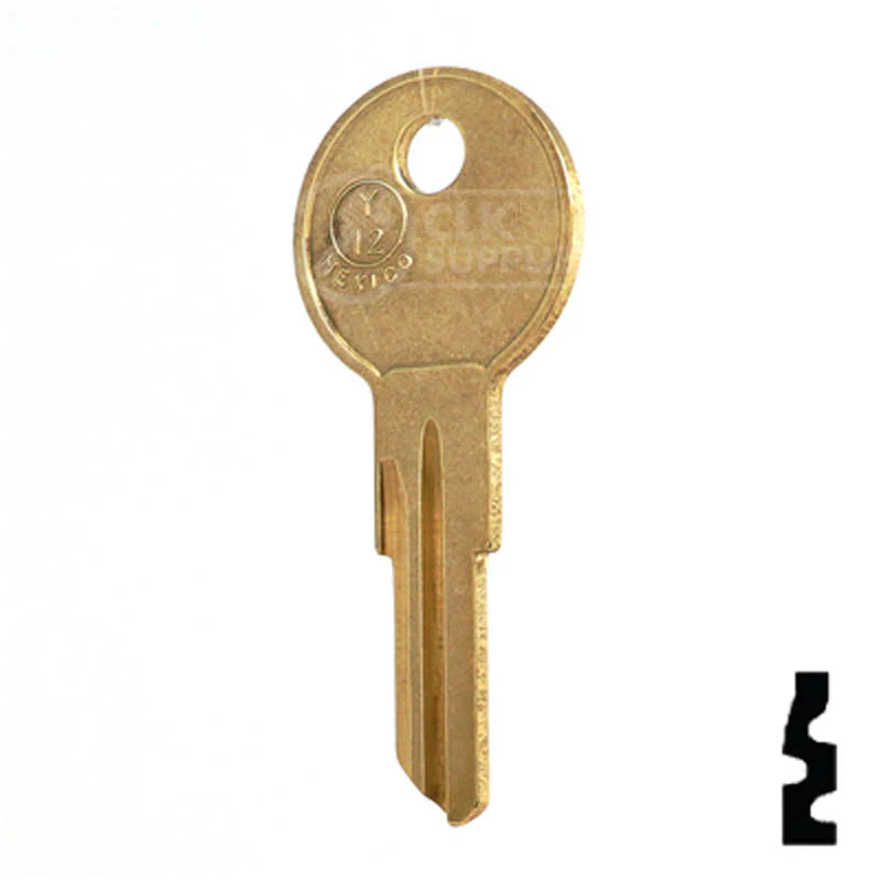 Uncut Key Blank | Yale | Y12, O1122A - Image 11