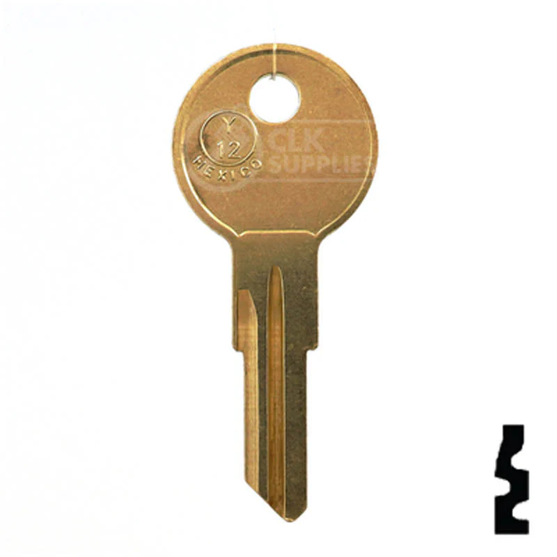 Uncut Key Blank | Yale | Y12, O1122A - Image 13