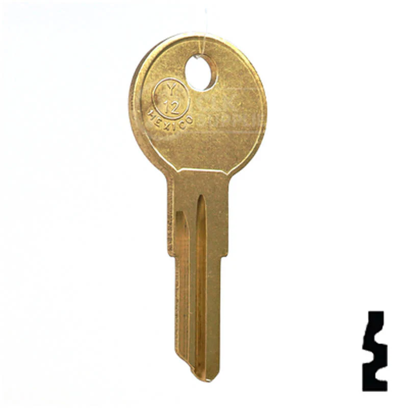 Uncut Key Blank | Yale | Y12, O1122A - Image 15