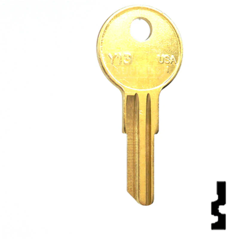 Uncut Key Blank | Yale | Y13, O1122R - Image 2