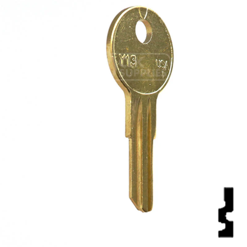 Uncut Key Blank | Yale | Y13, O1122R - Image 4