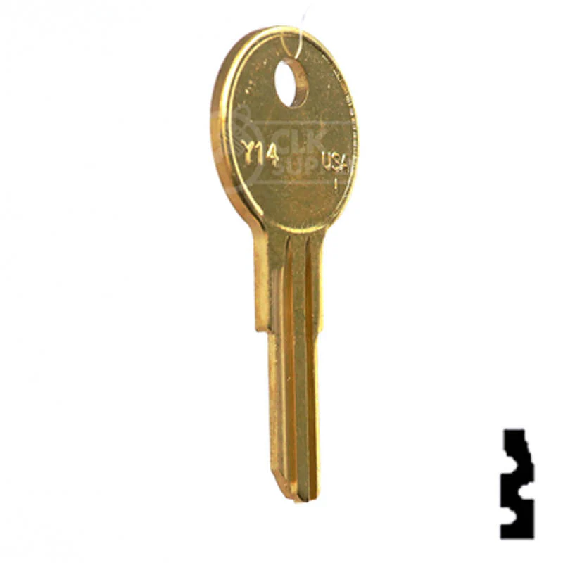 Uncut Key Blank | Yale | Y14, O1122AR - Image 4