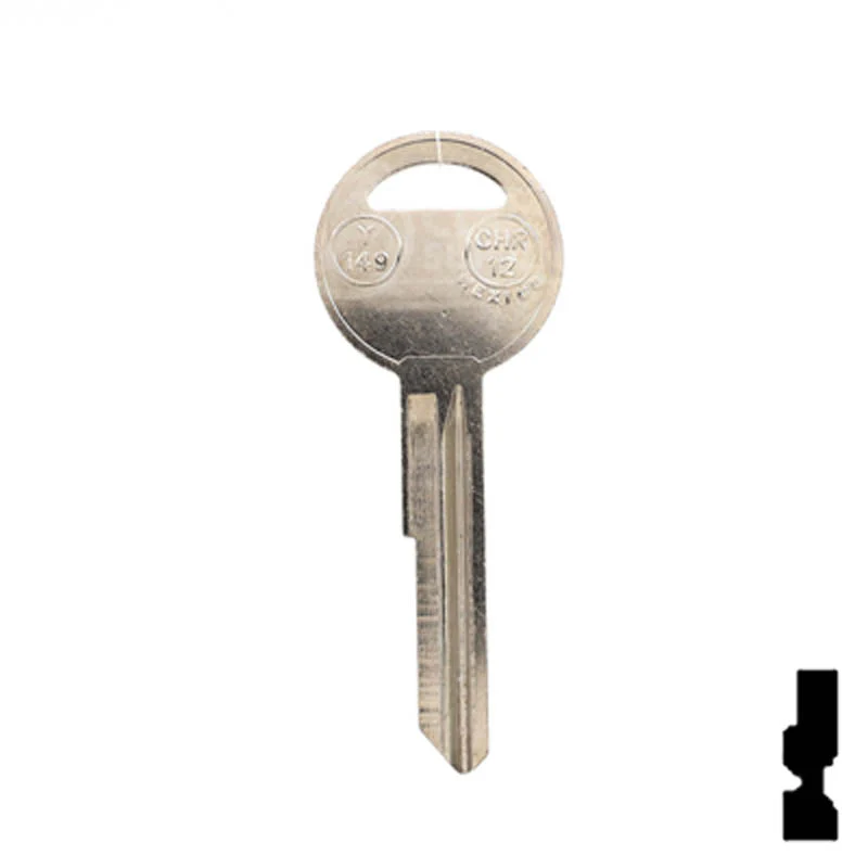 Uncut Key Blank | Chrysler | Y149, S1770U - Image 14
