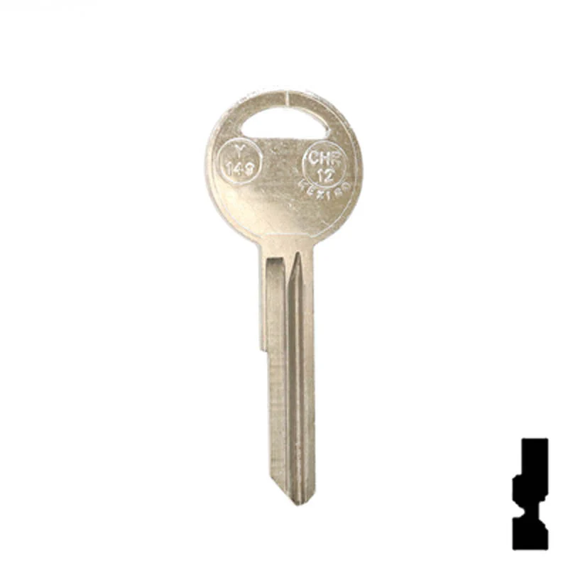 Uncut Key Blank | Chrysler | Y149, S1770U - Image 15