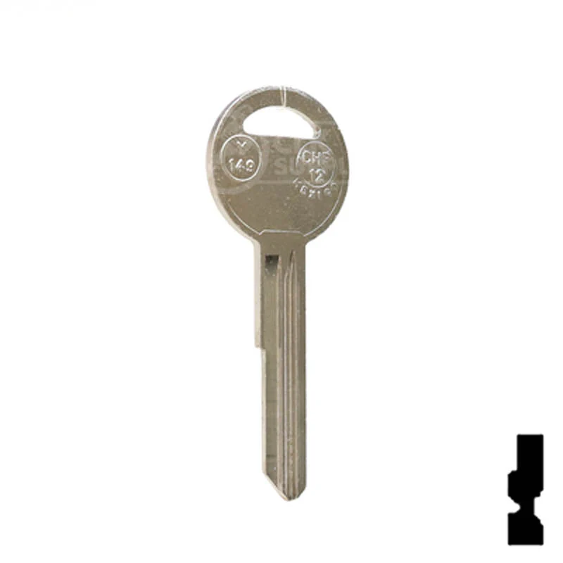 Uncut Key Blank | Chrysler | Y149, S1770U - Image 16