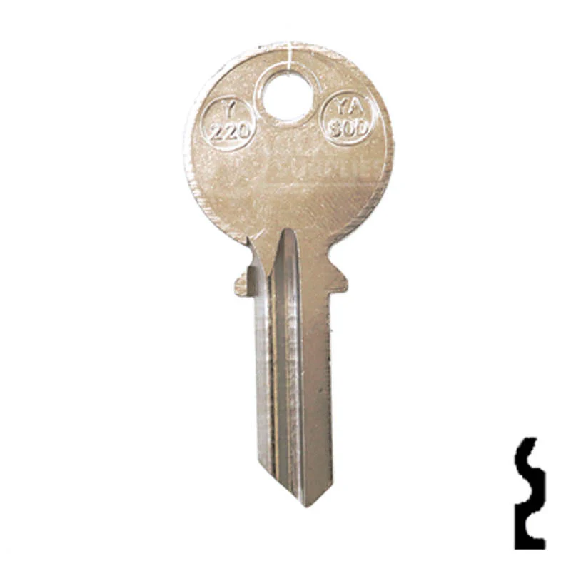 Uncut Key Blank | Yale | Y220, 999B, YA-60D - Image 13