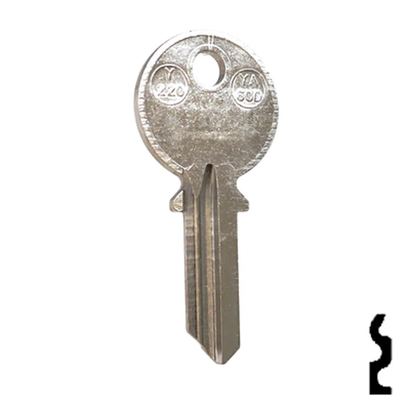 Uncut Key Blank | Yale | Y220, 999B, YA-60D - Image 15