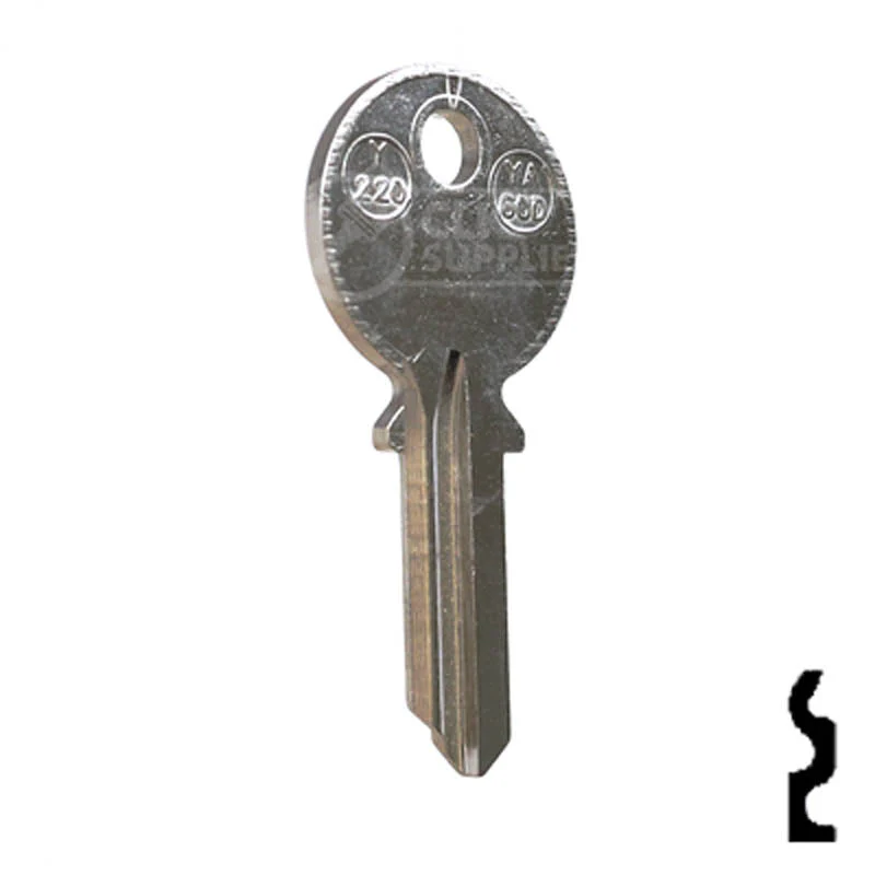 Uncut Key Blank | Yale | Y220, 999B, YA-60D - Image 16