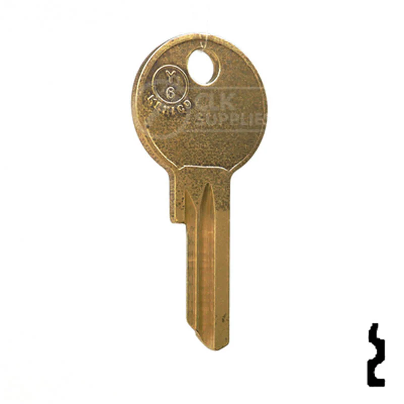 Uncut Key Blank | Yale | Y6, 997X - Image 3