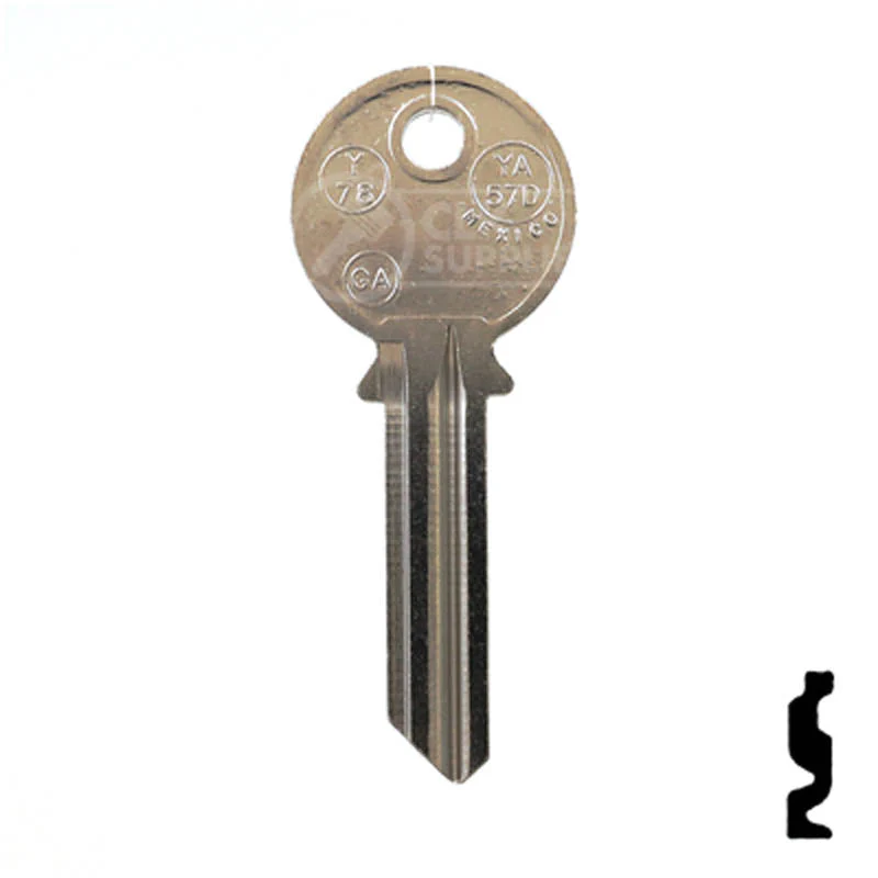 Uncut Key Blank | Yale | Y78, 998GA - Image 13