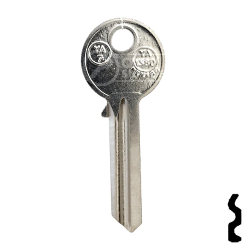 Uncut Key Blank | Yale | YA-138D - Image 13