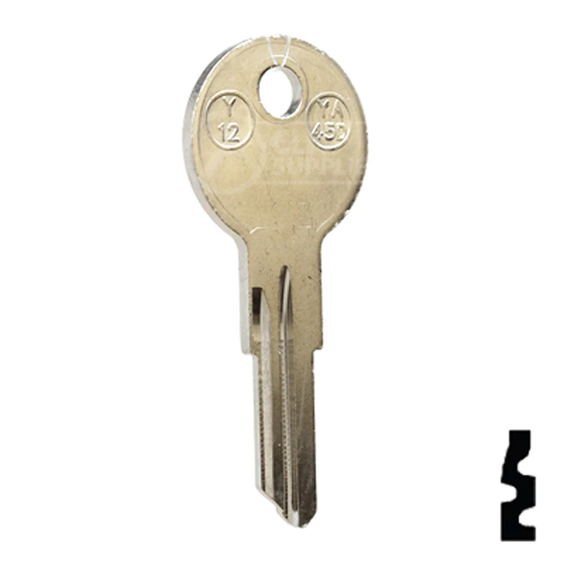 Uncut Key Blank | Yale | Y12-NP,O1122A - Image 15