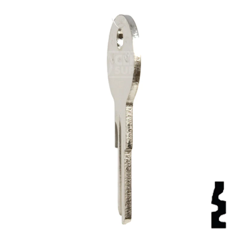 Uncut Key Blank | Yale | Y12-NP,O1122A - Image 8