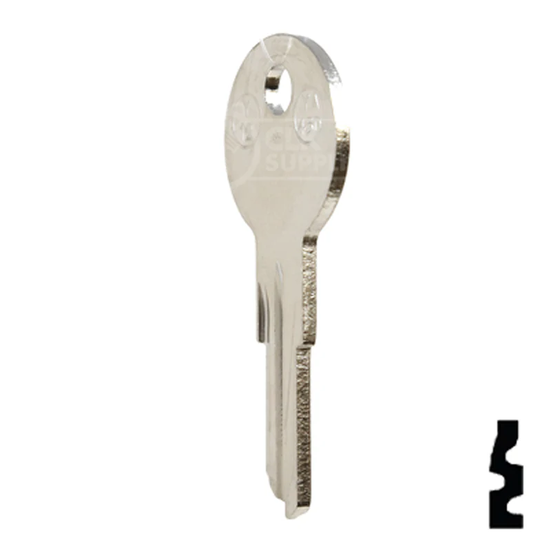 Uncut Key Blank | Yale | Y12-NP,O1122A - Image 9