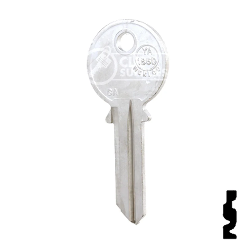 Uncut Key Blank | Yale | YA-186D, 999GA - Image 12
