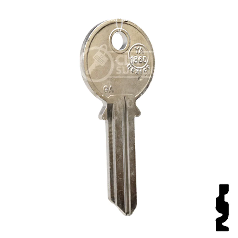 Uncut Key Blank | Yale | YA-186D, 999GA - Image 16