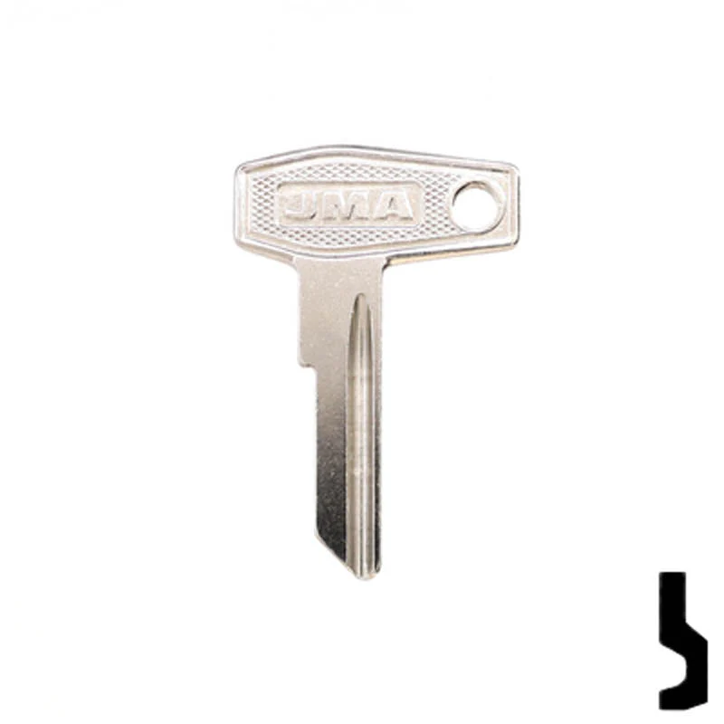 Uncut Key Blank | ZD9 Zadi, Aprili, Cagiva, Moto Guzzi