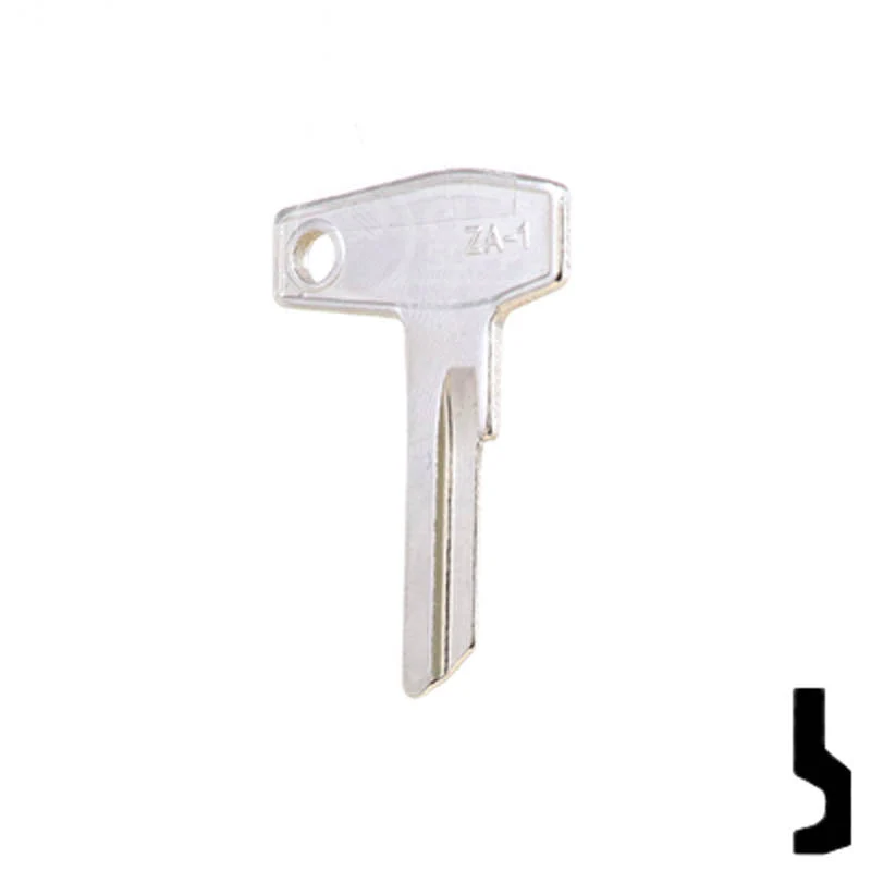 Uncut Key Blank | ZD9 Zadi, Aprili, Cagiva, Moto Guzzi - Image 11