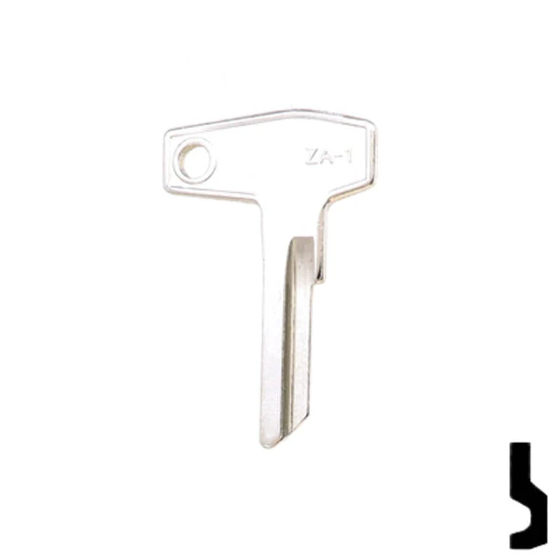 Uncut Key Blank | ZD9 Zadi, Aprili, Cagiva, Moto Guzzi - Image 12