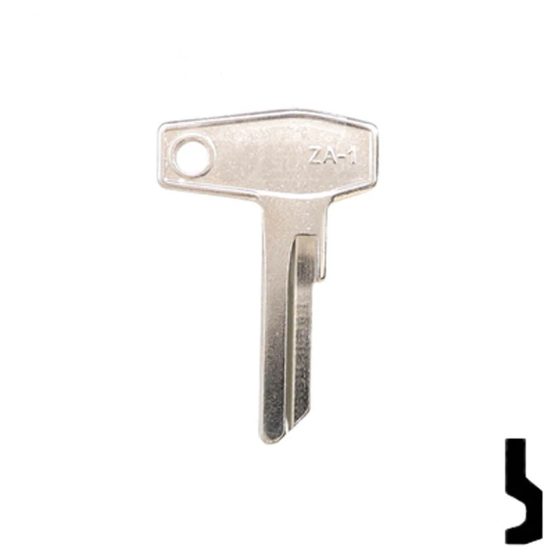 Uncut Key Blank | ZD9 Zadi, Aprili, Cagiva, Moto Guzzi - Image 13