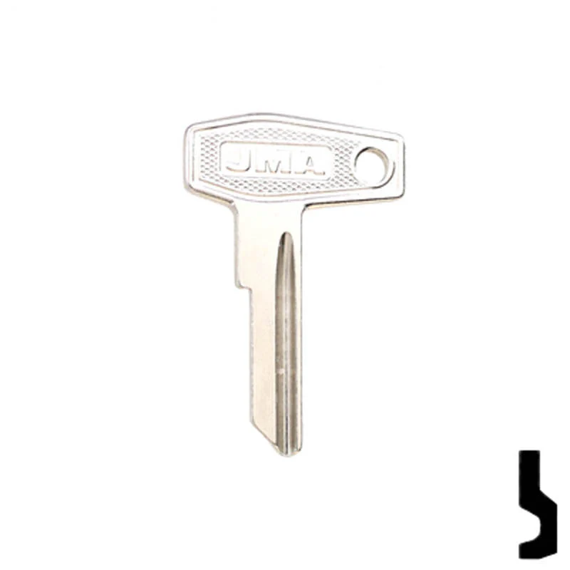 Uncut Key Blank | ZD9 Zadi, Aprili, Cagiva, Moto Guzzi - Image 2